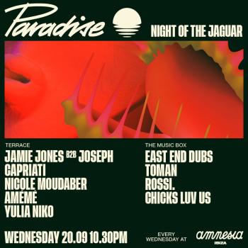 Paradise at Amnesia September 20