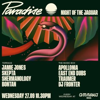 Paradise at Amnesia September 27