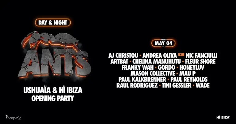 ANTS Day & Night Opening Party at Ushuaïa & Hi Ibiza