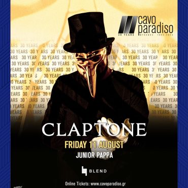 Claptone | Junior Pappa at Cavo Paradiso, August 11