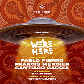 We're Here by Pablo Fierro at Chinois July 14