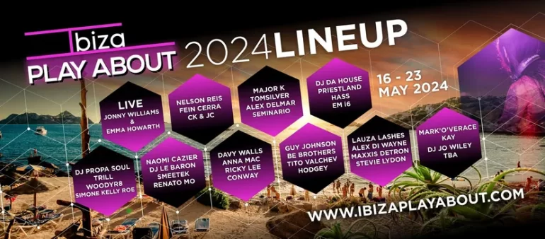 Ibiza Play About 2024 Pink The Party at Es Paradis, May 17