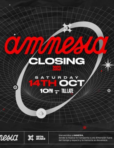 Amnesia Unveils Initial Lineup for Highly-Anticipated Closing Party