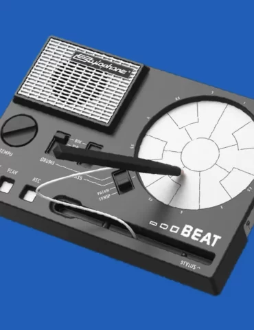 Stylophone Beat: A Compact Stylus-Operated Drum Machine