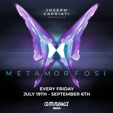 Joseph Capriati presents Metamorfosi at Amnesia Ibiza
