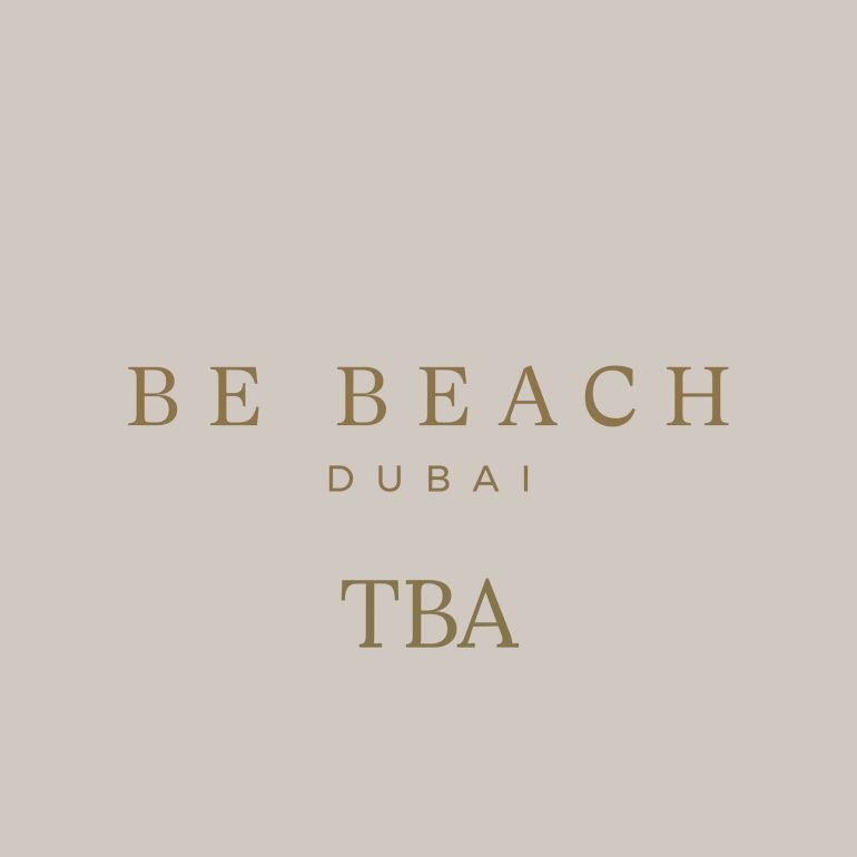 be_beach_dubai_2025_vip_table_reservations_tickets_logo_1