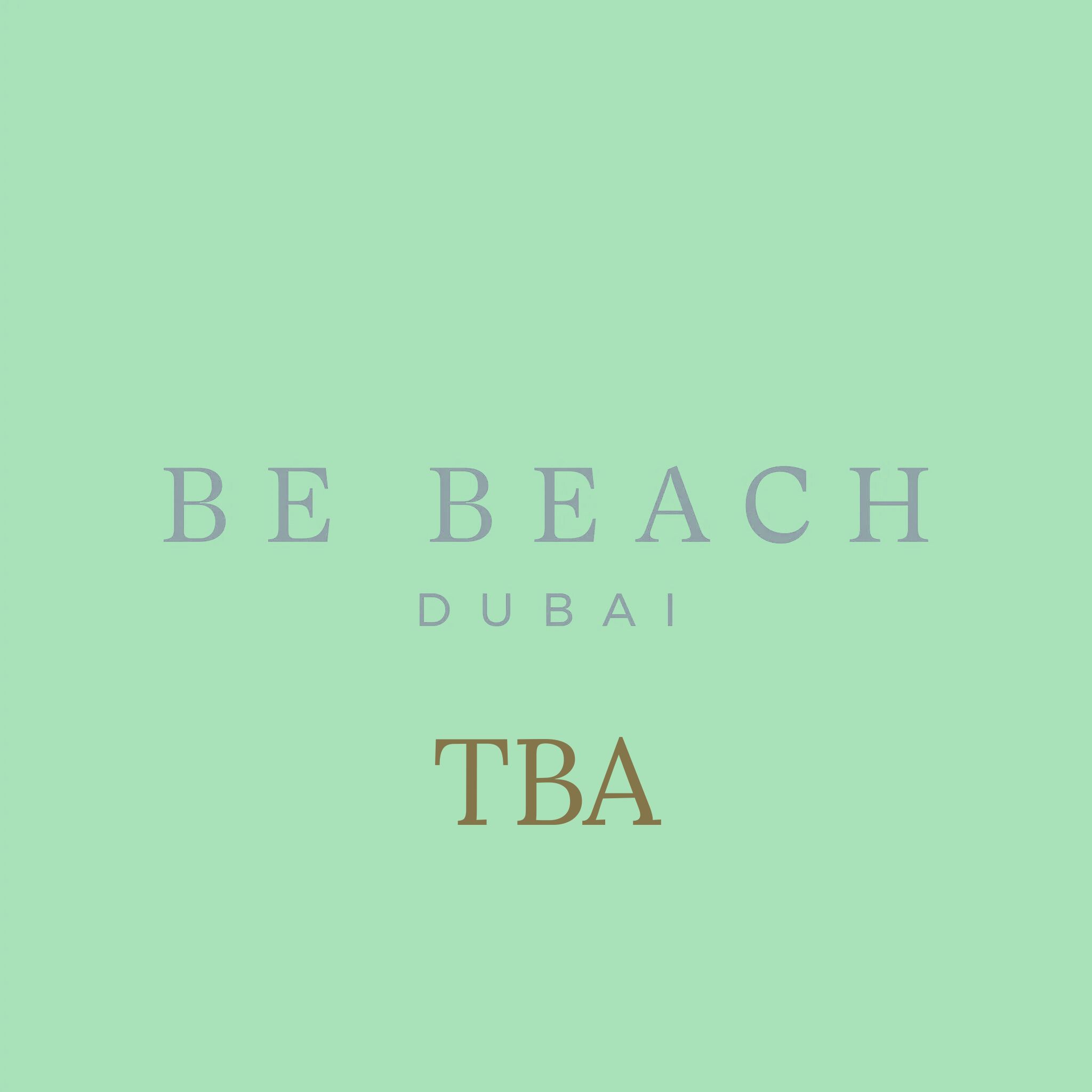 be_beach_dubai_2025_vip_table_reservations_tickets_logo_2