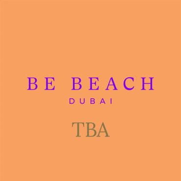 be_beach_dubai_2025_vip_table_reservations_tickets_logo_3