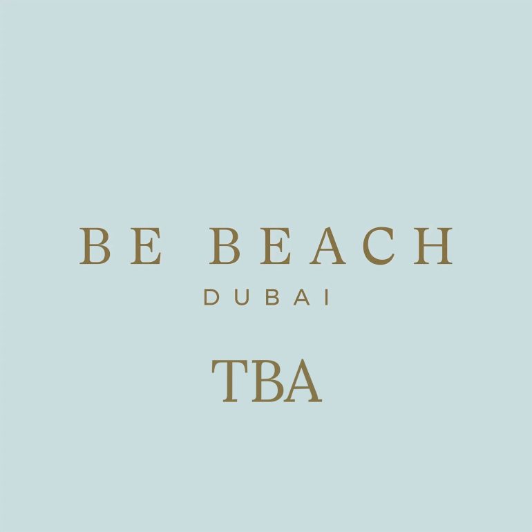 be_beach_dubai_2025_vip_table_reservations_tickets_logo_4