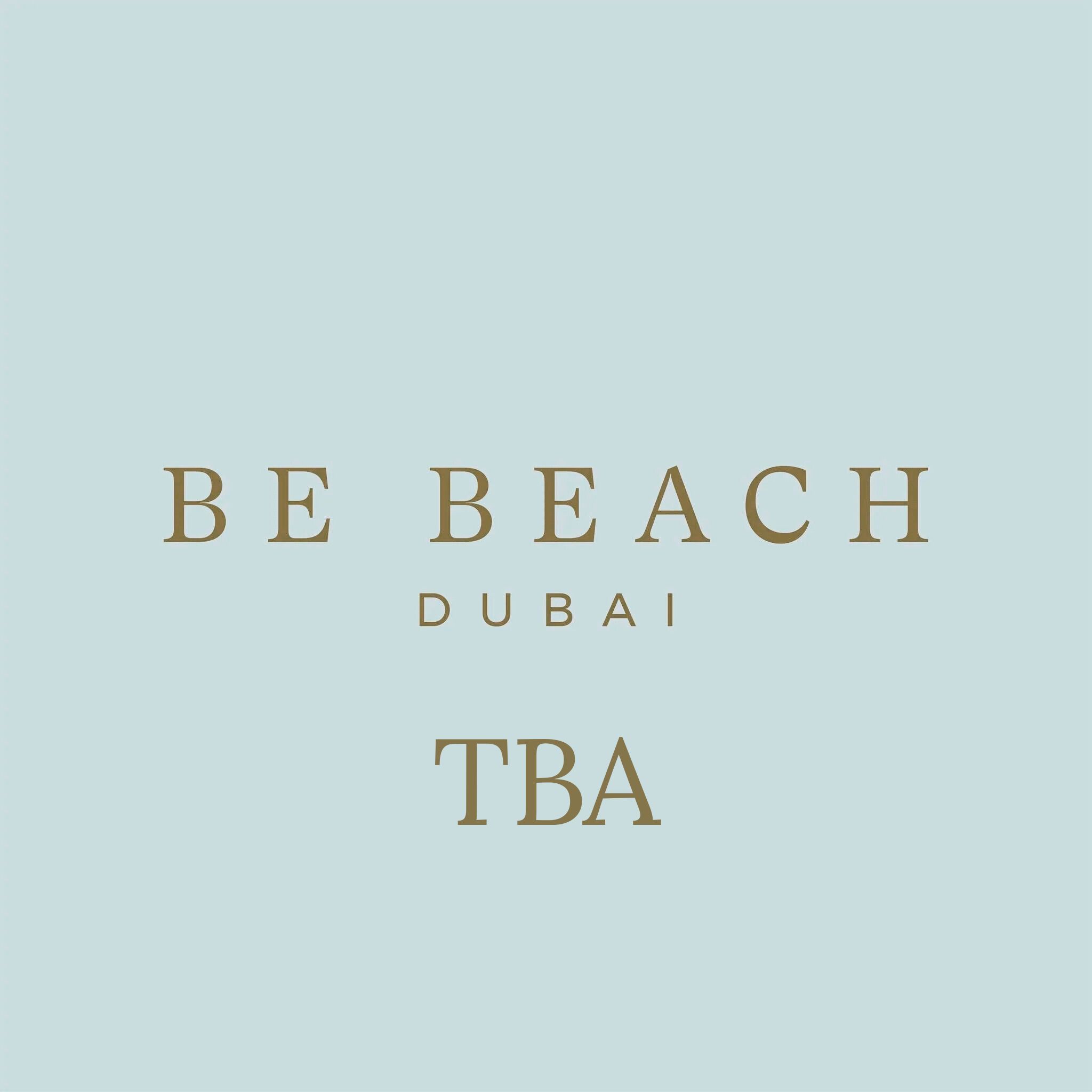be_beach_dubai_2025_vip_table_reservations_tickets_logo_4