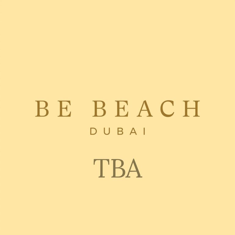 be_beach_dubai_2025_vip_table_reservations_tickets_logo_5