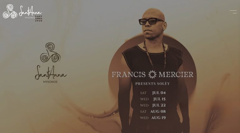 francis_mercier_santanna_mykonos_2026_tables_tickets_vip_reservations_events